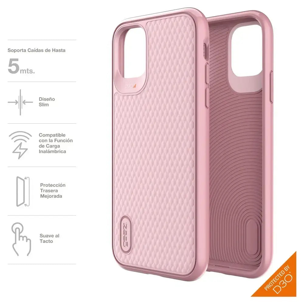 Case Gear4 Battersea para iPhone 11 - Oro Rosa