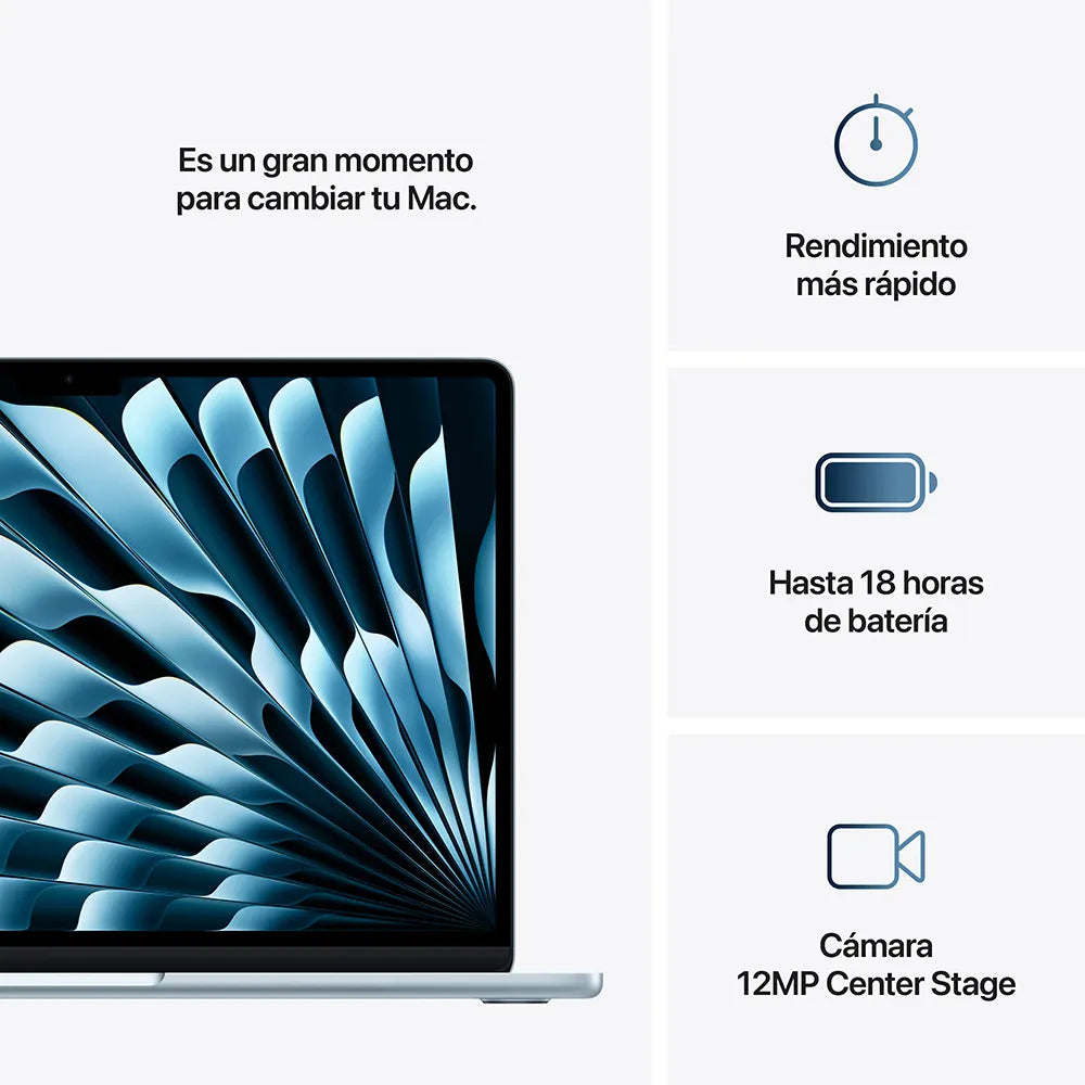 MacBook Air 13 Chip M4 seminuevo - Azul Cielo