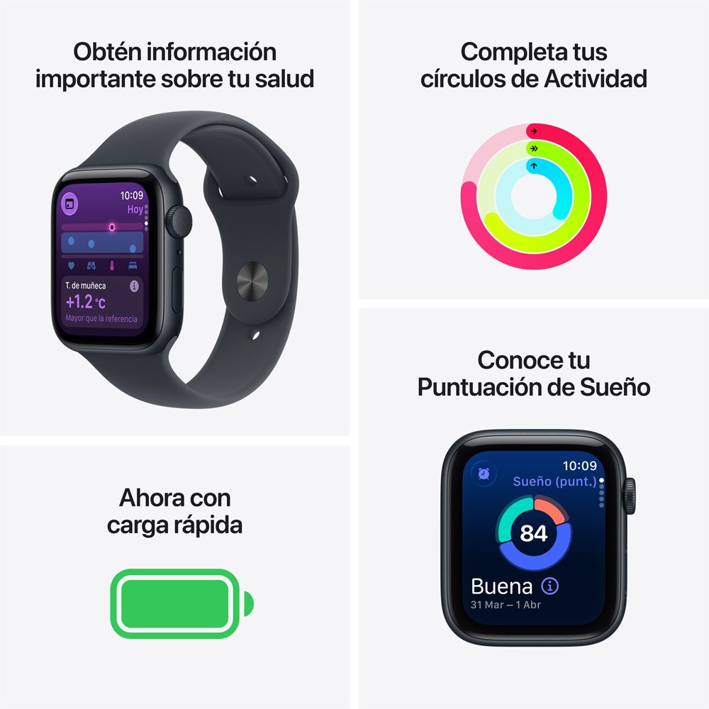 Apple Watch SE 3 Open Box 40mm - Blanco Estrella (no incluye correa)