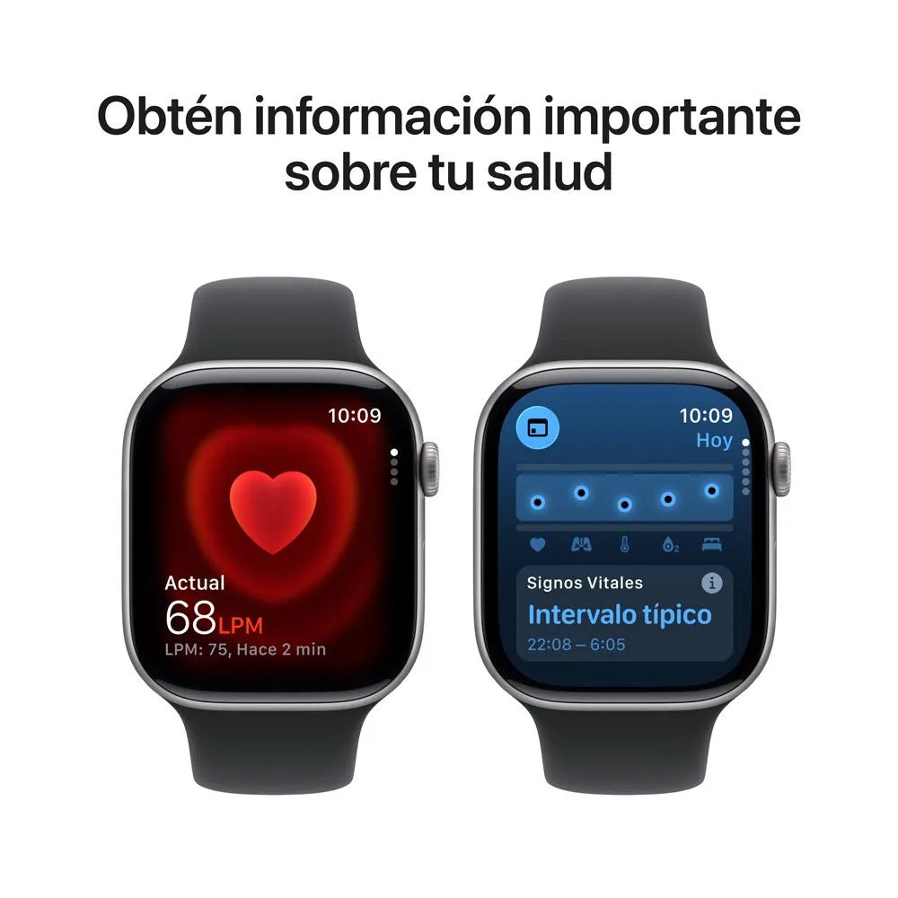 Apple Watch Series 11 semi nuevo (GPS) - Gris espacial (no incluye correa)