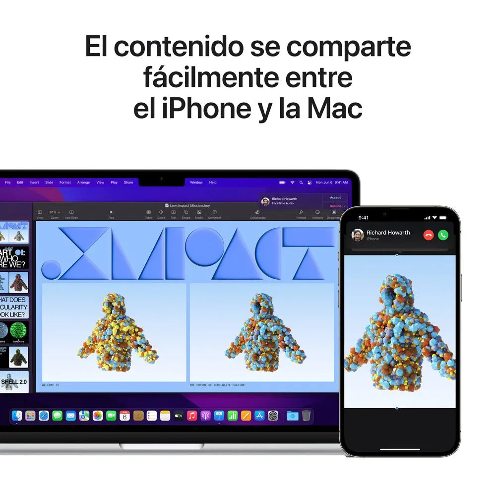 MacBook Air 13 Chip M2 semi nuevo - Plata