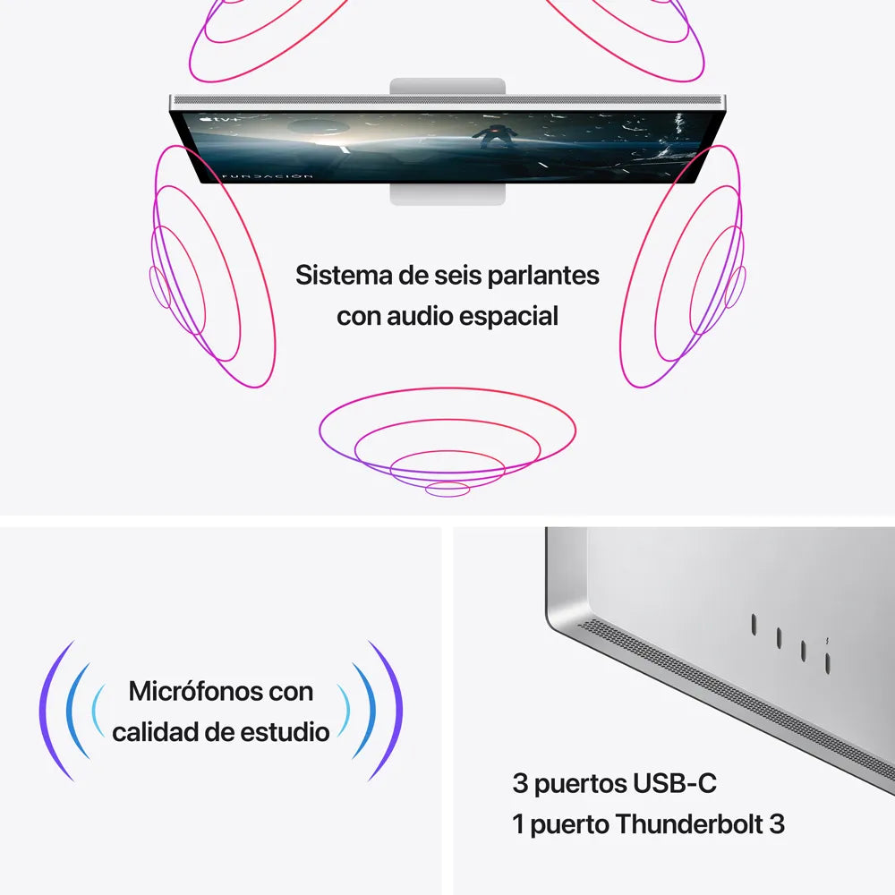 Studio Display - Base con inclinación ajustable (No incluye cable Thunderbolt)