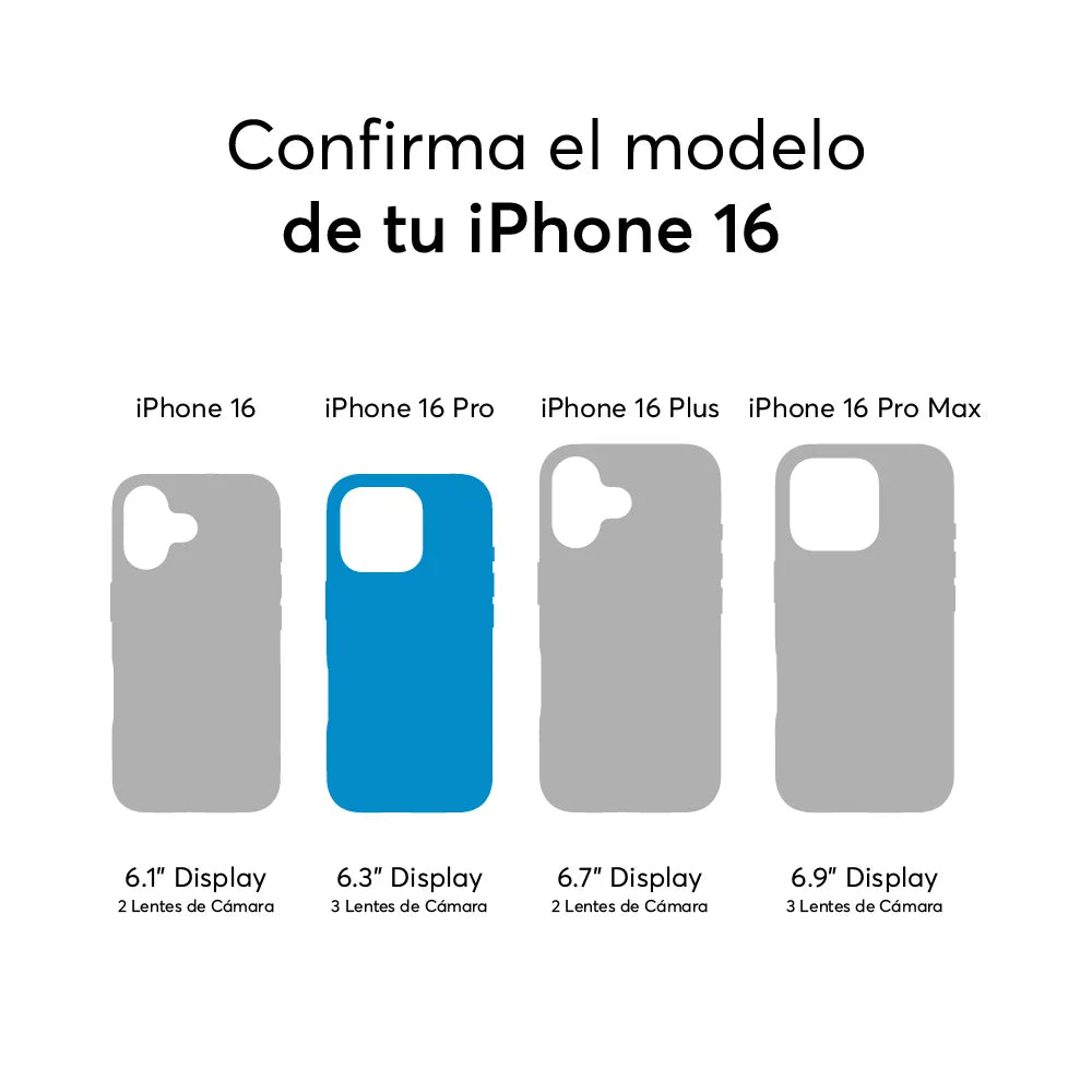 Case NCO SafeCase Lite con MagSafe para iPhone 16 Pro - Azul