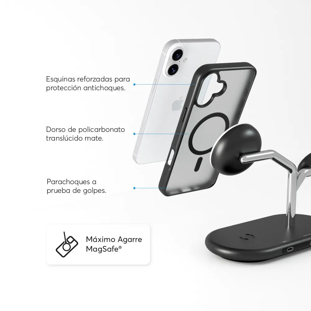 Case Lite NCO con MagSafe para iPhone 16 Plus - Negro