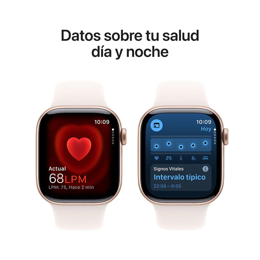 Apple Watch Series 10 semi nuevo (GPS) - Oro Rosa (no incluye correa)