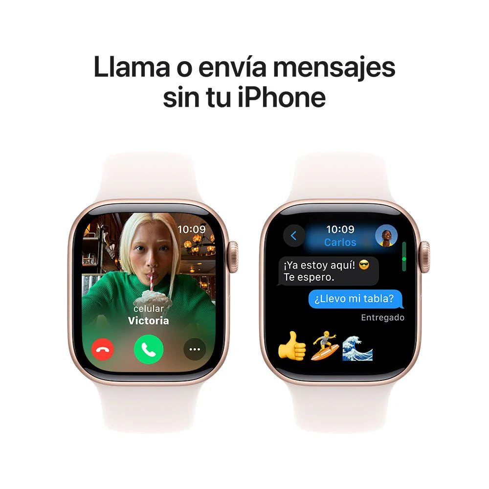 Apple Watch Series 10 semi nuevo (GPS) - Oro Rosa (no incluye correa)