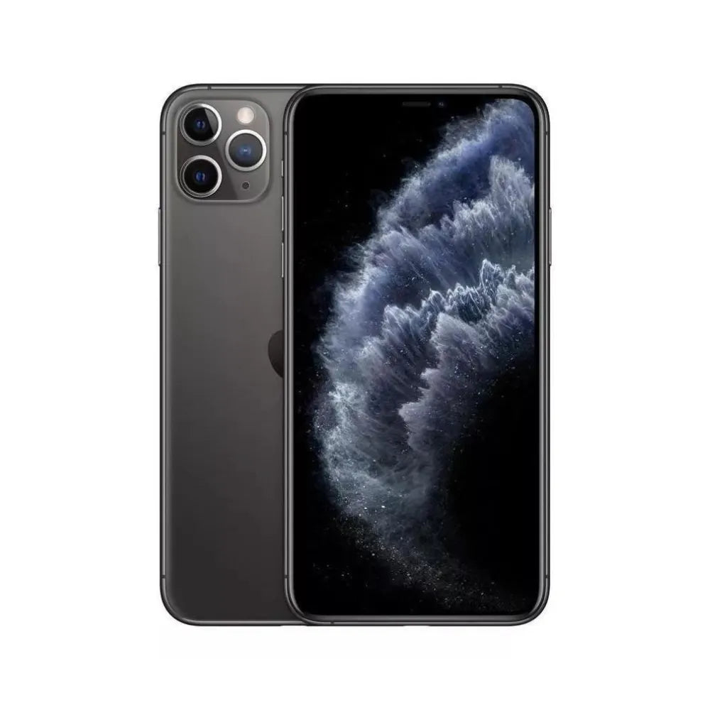 iPhone 11 Pro semi nuevo color gris espacial, vista frontal – Nixblix Peru #Color_Gris Espacial