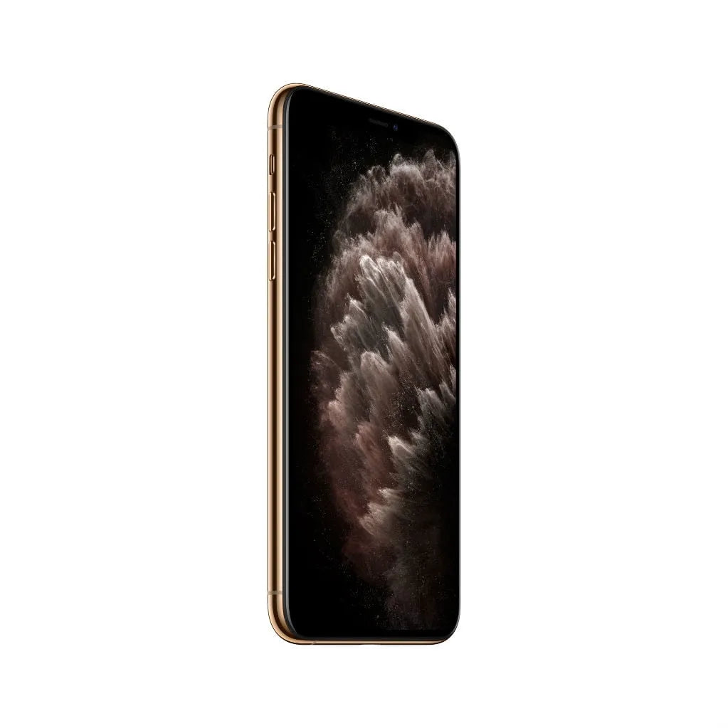 iPhone 11 Pro semi nuevo color oro vista lateral - Nixblix Peru #Color_Oro