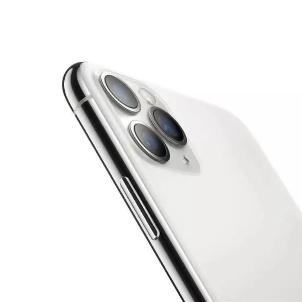 iPhone 11 Pro semi nuevo color plata vista camera lateral - Nixblix Peru #Color_Plata