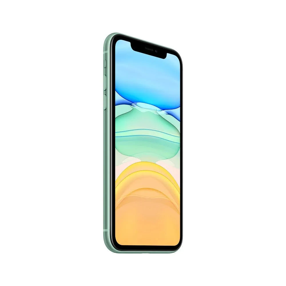 iPhone 11 semi nuevo color verde, vista frontal – Nixblix Peru #Color_Verde
