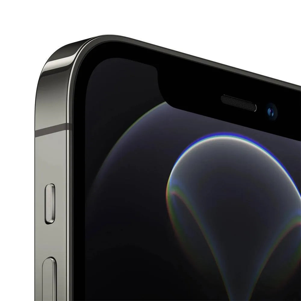 iPhone 12 Pro semi nuevo color grafito, vista cámara frontal – Nixblix peru #Color_Grafito