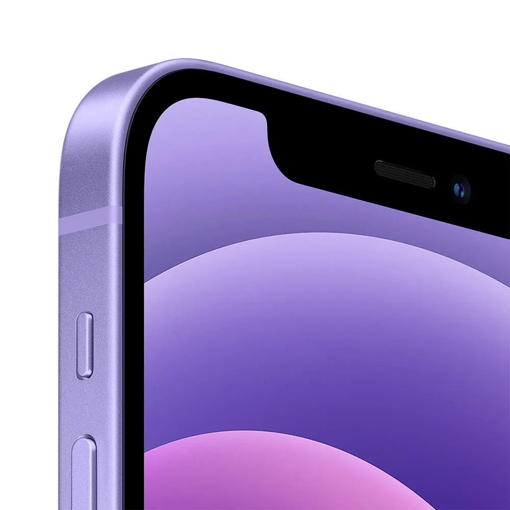 iPhone 12 semi nuevo color púrpura, vista lateral – Nixblix Peru #Color_Púrpura