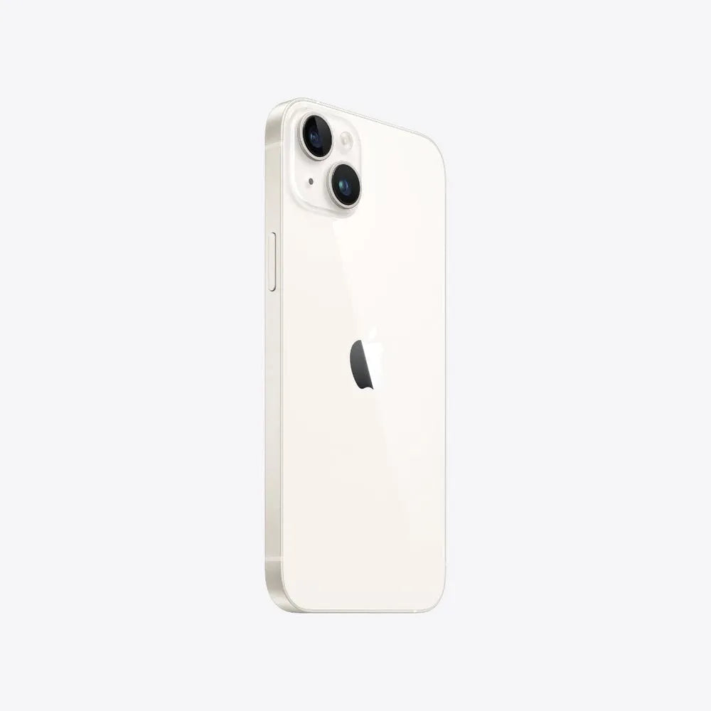 iPhone 14 Plus semi nuevo color blanco estrella, vista lateral – Nixblix Peru #Color_Blanco Estrella