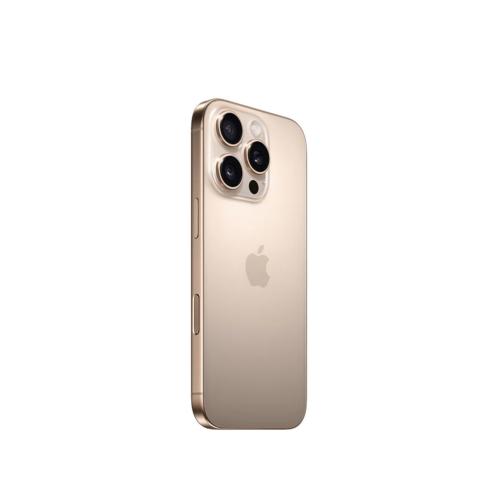 iPhone 15 Pro semi nuevo color titanio del desierto, vista lateral – Nixblix Peru #Color_Titanio del Desierto