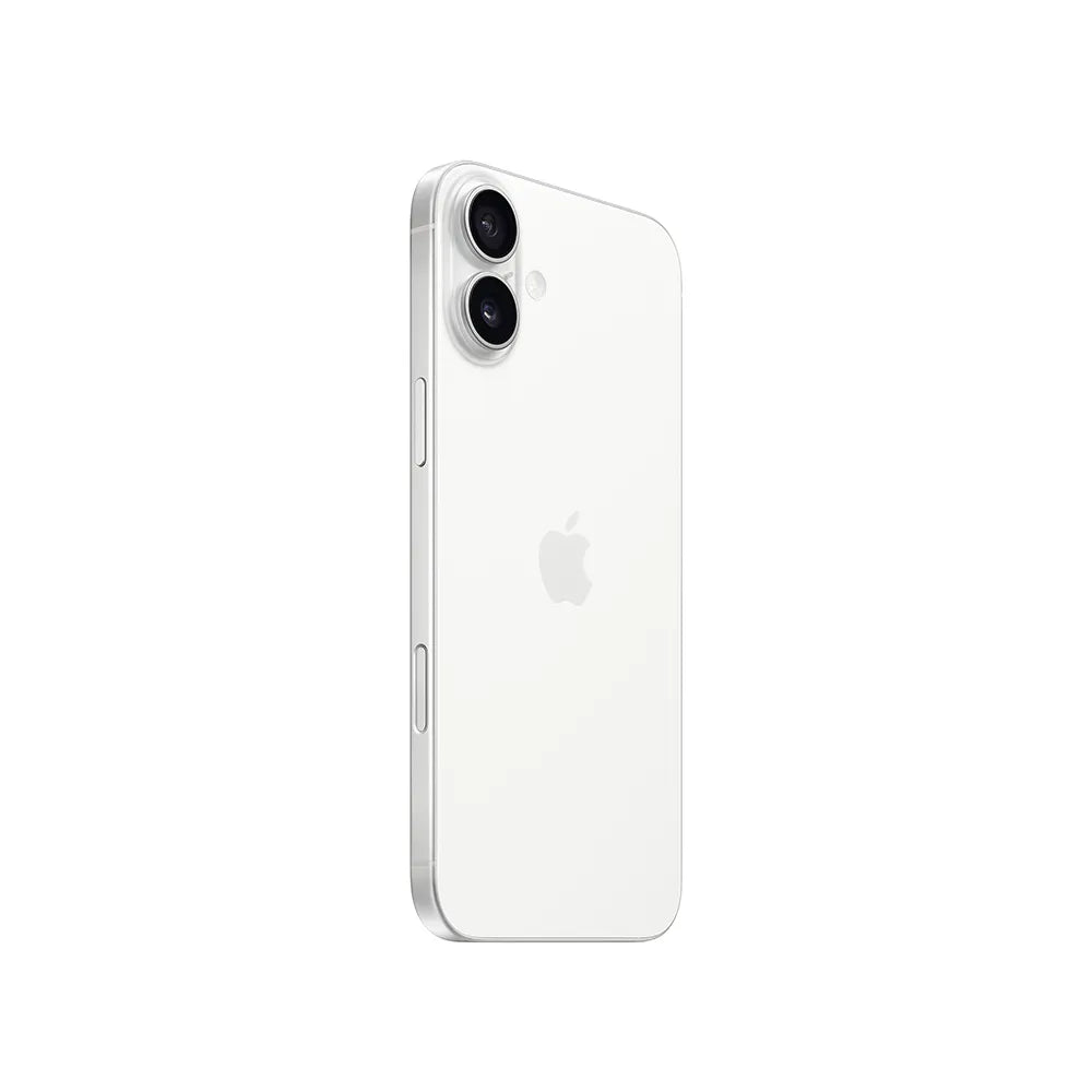 iPhone 16 Plus semi nuevo color blanco, vista lateral – Nixblix Peru #Color_Blanco