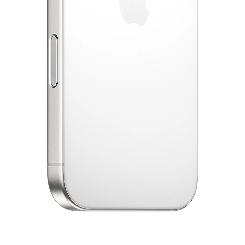 iPhone 16 Pro semi nuevo color titanio blanco, vista trasera – Nixblix Peru #Color_Titanio Blanco