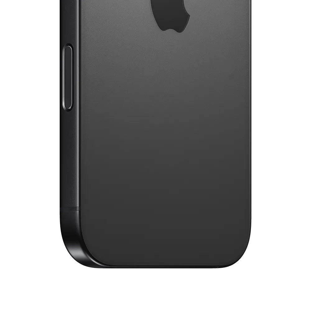 iPhone 16 Pro semi nuevo color titanio negro, vista trasera – Nixblix Peru #Color_Titanio Negro