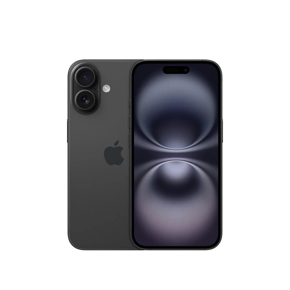 iPhone 16 semi nuevo color negro, vista frontal – Nixblix Peru #Color_Negro