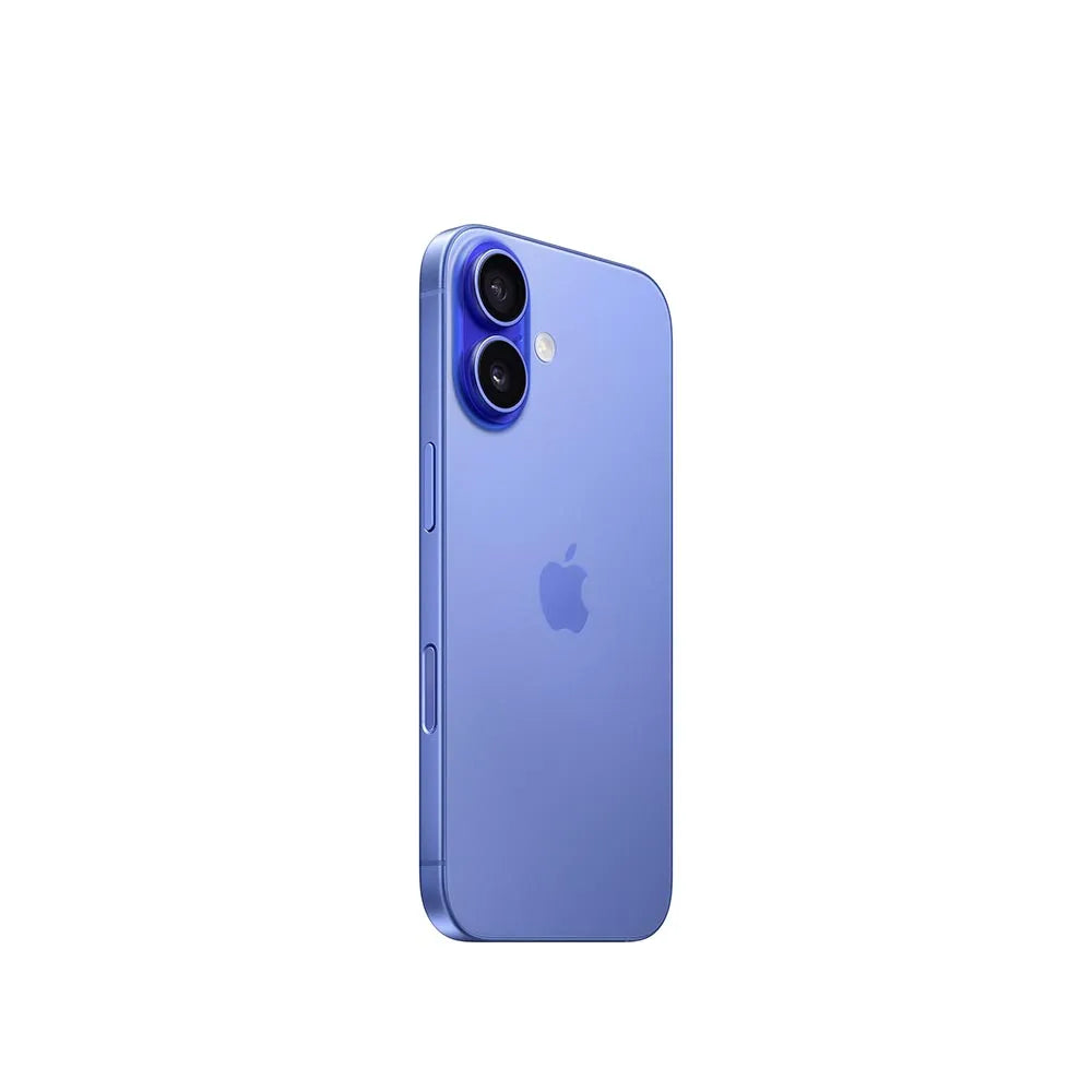 iPhone 16 semi nuevo color ultramarino, vista lateral – Nixblix Peru #Color_Ultramarino