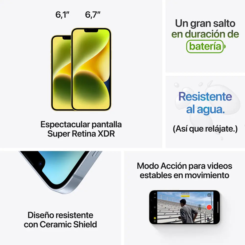 iPhone 14 semi nuevo - Amarillo