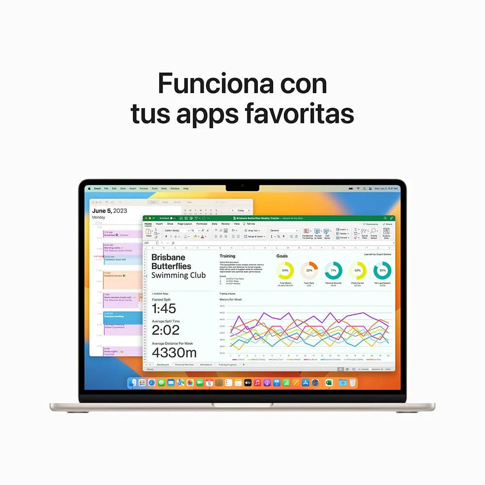 MacBook Air 15 Chip M2 semi nuevo - Blanco Estrella