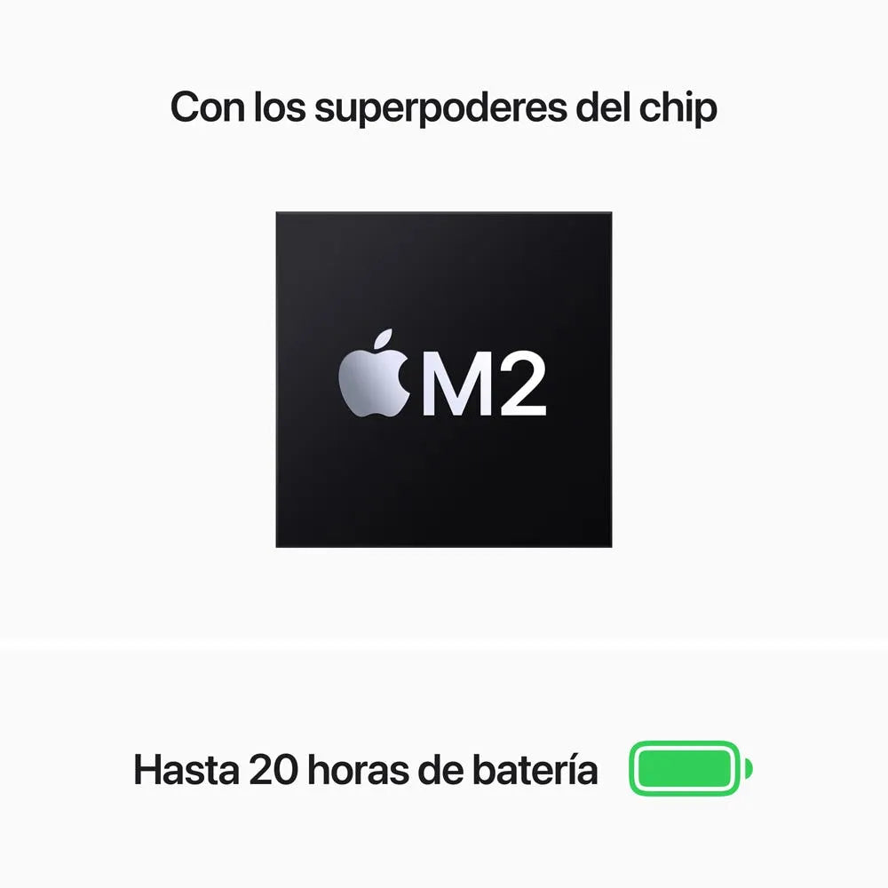 MacBook Pro 13 Chip M2 semi nuevo - Gris Espacial