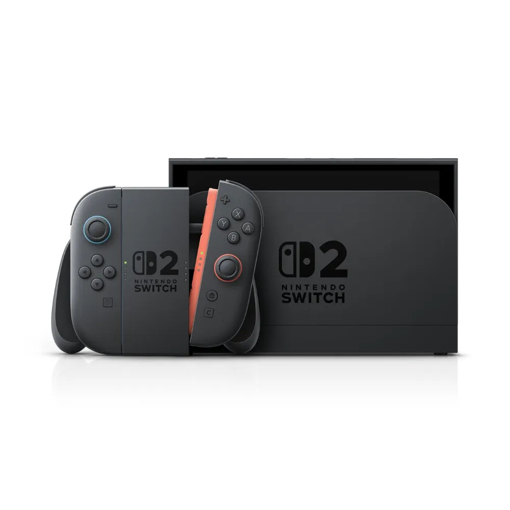Base de Nintendo Switch 2 con cable HDMI y adaptador de corriente
