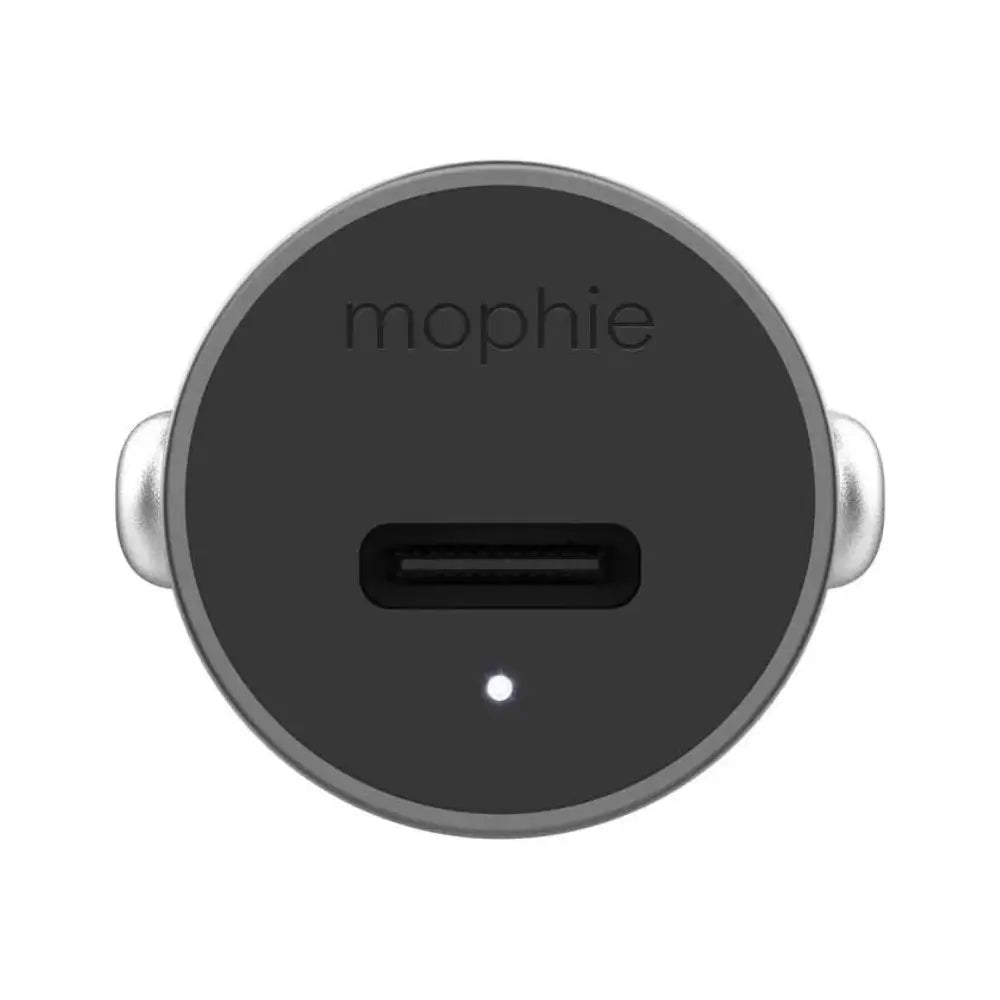 Cargador de carro Mophie USB-C 18W - Plata