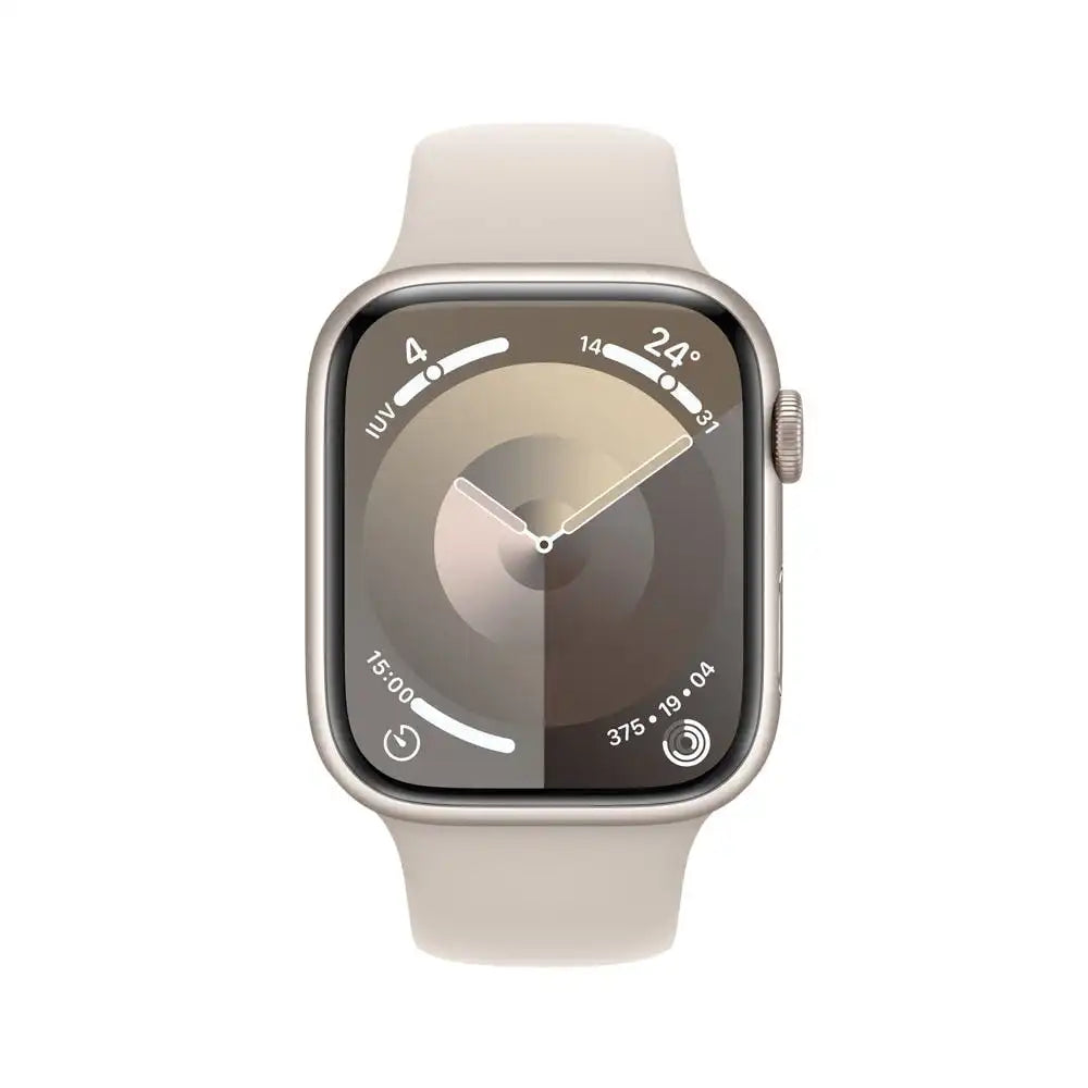 Apple Watch Series 9 semi nuevo,  vista frontal - Nixblix Perú #Color_Blanco Estrella
