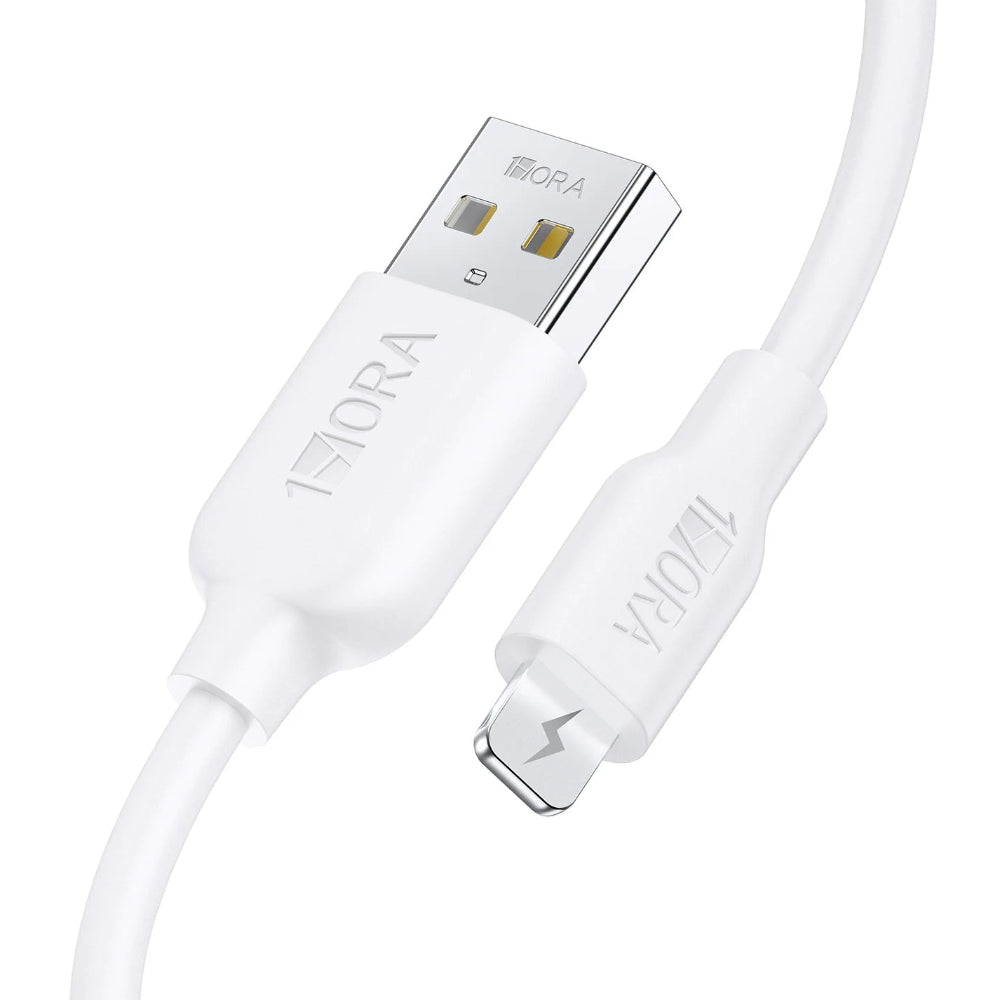 Cable 1Hora USB-A a Lightning de 1 m - Blanco