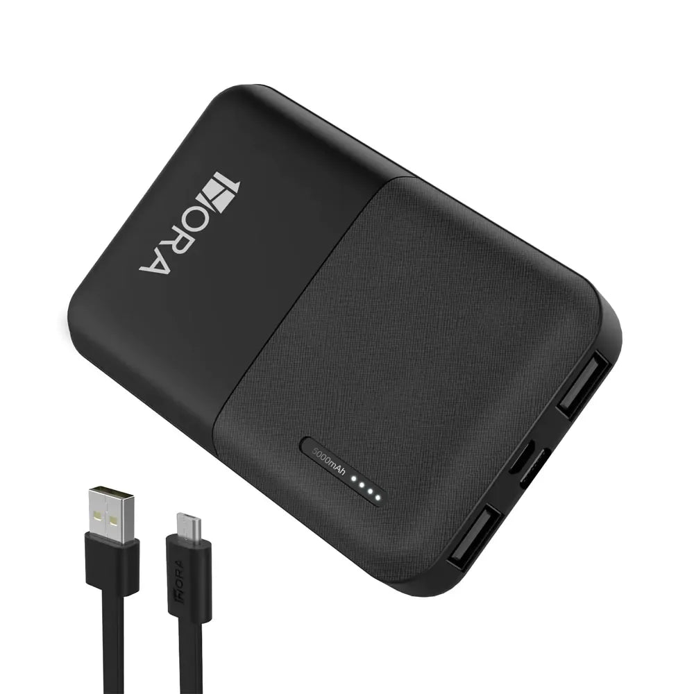 Batería Portátil 1Hora 5000 mAh - Negro