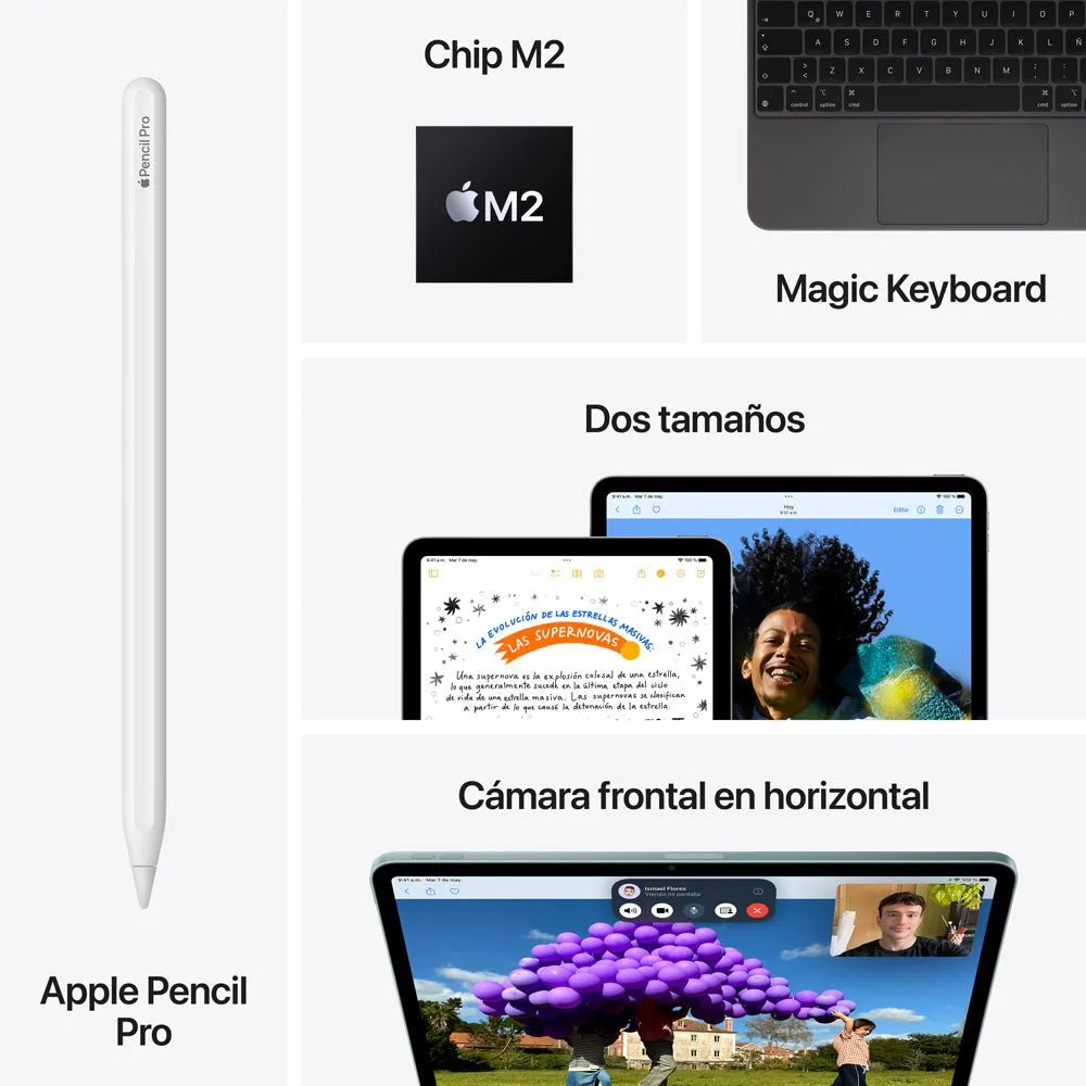 iPad Air 13 (6ta Generación) Chip M2 semi nuevo- Gris Espacial
