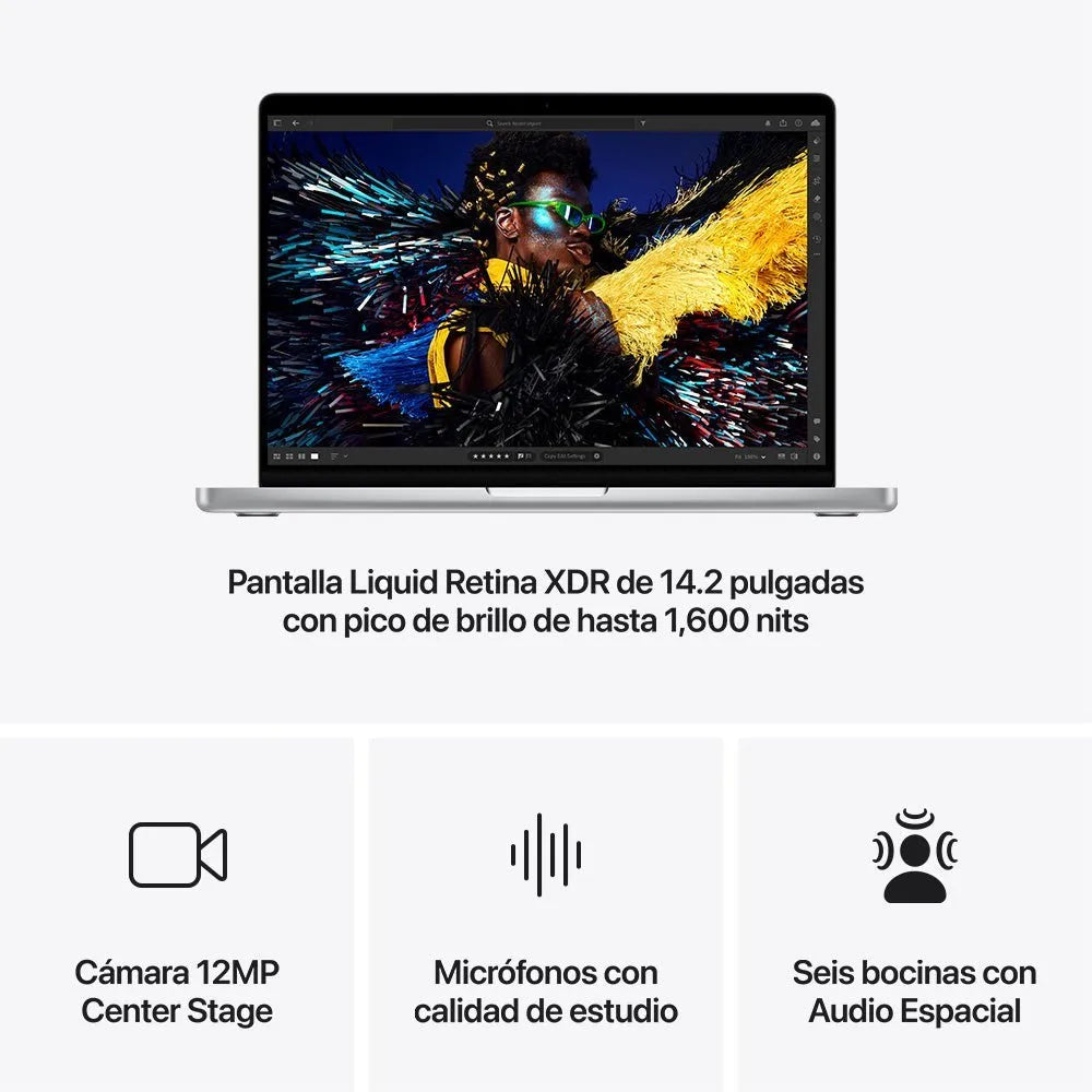 MacBook Pro 14 Chip M4 semi nuevo - Plata