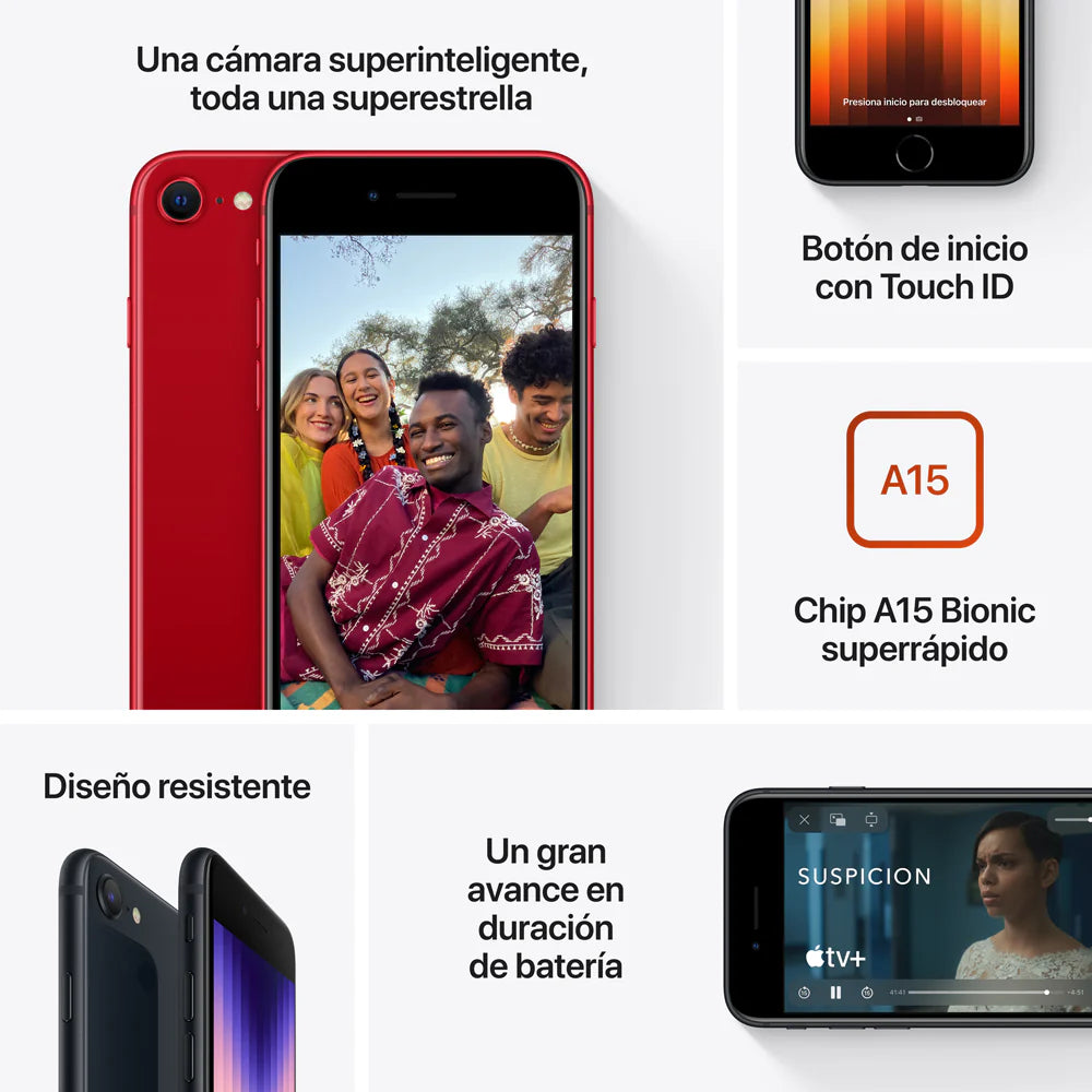 iPhone SE (3ra Generación) (Open Box) - Medianoche