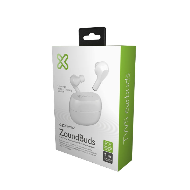 Audifonos Klip Xtreme ZoundBuds - Blanco