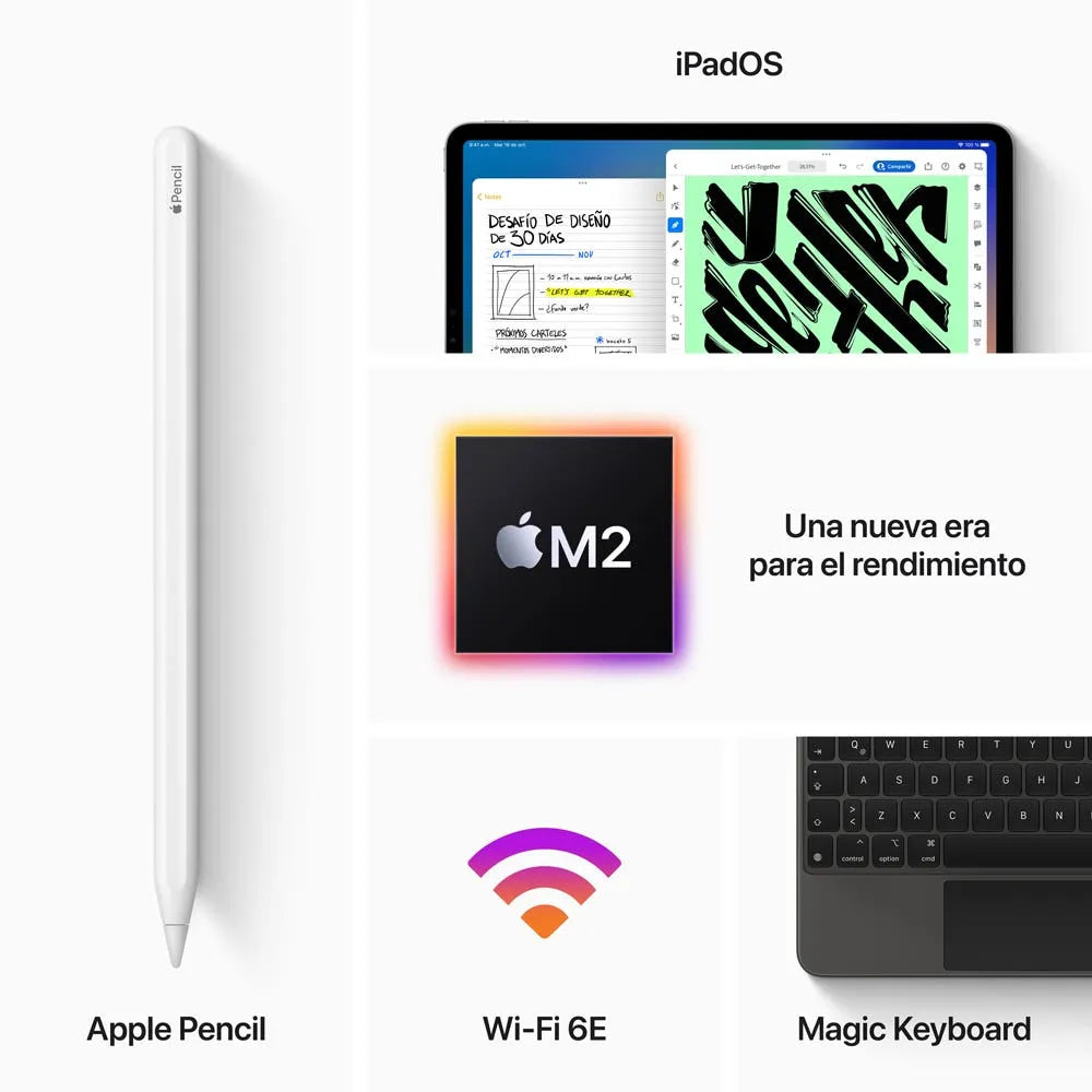 iPad Pro 11 (4ta Gen) - Chip M2 semi nuevo - Plata