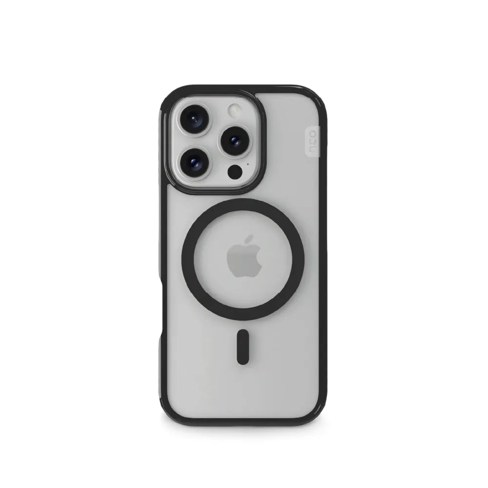 Case NCO SafeCase Clear para iPhone 16 Pro - Negro