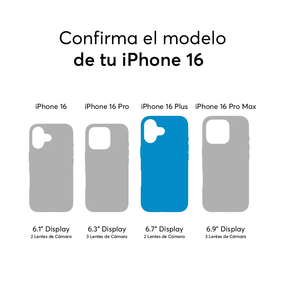Case Lite NCO con MagSafe para iPhone 16 Plus - Negro