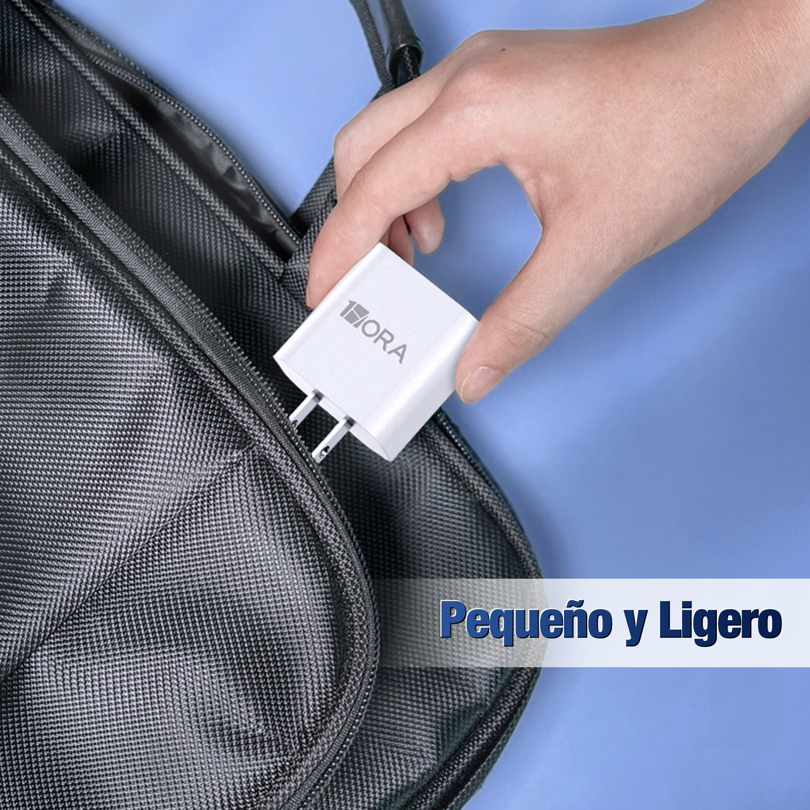 Adaptador 1Hora USB-C 20W - Blanco