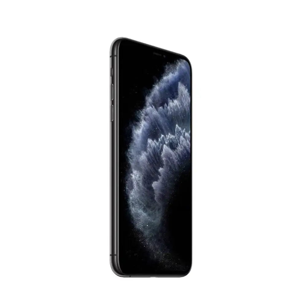 iPhone 11 Pro Max semi nuevo color gris espacial, vista lateral – Nixblix Peru #Color_Gris Espacial
