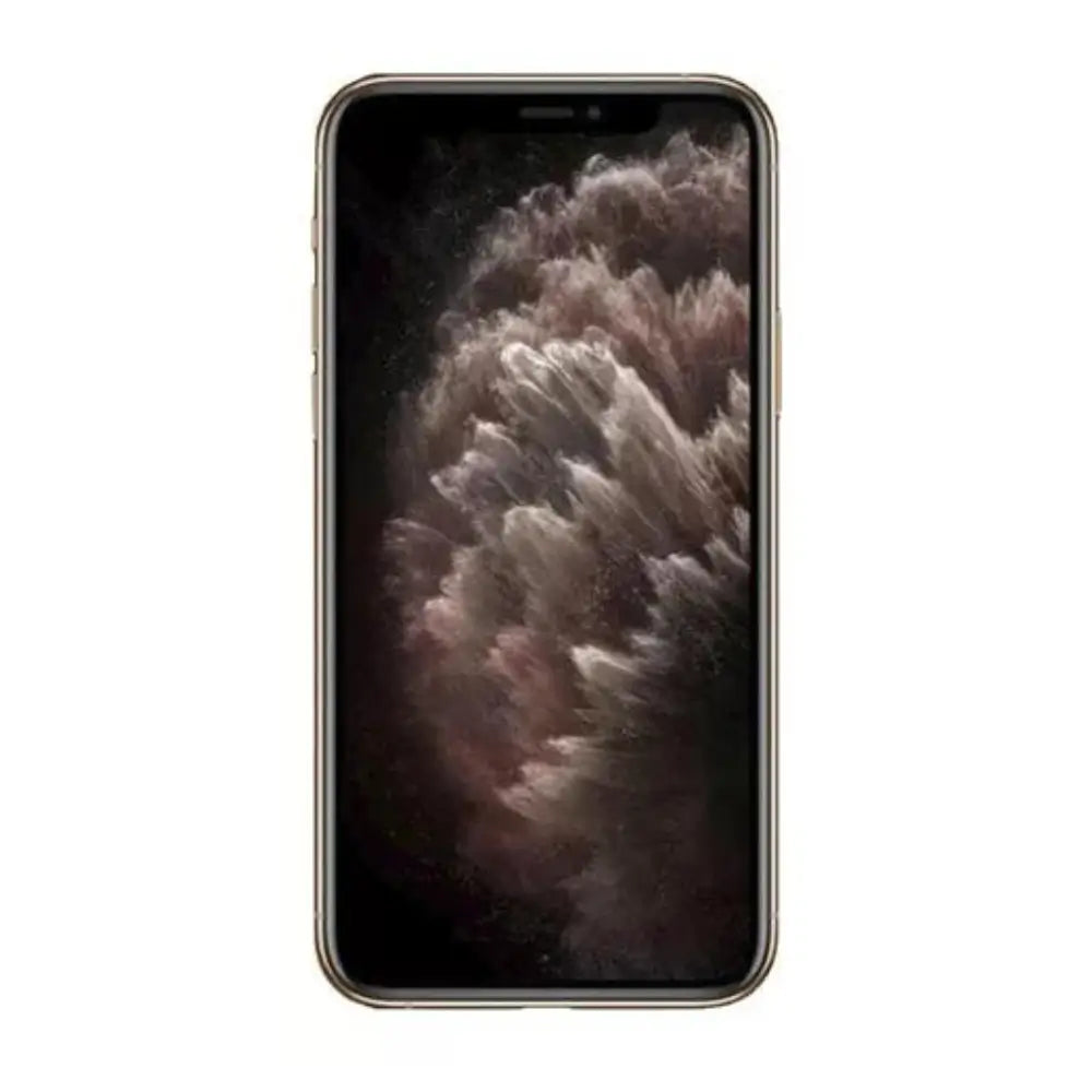 iPhone 11 Pro Max semi nuevo color oro, vista pantalla frontal – Nixblix Peru #Color_Oro