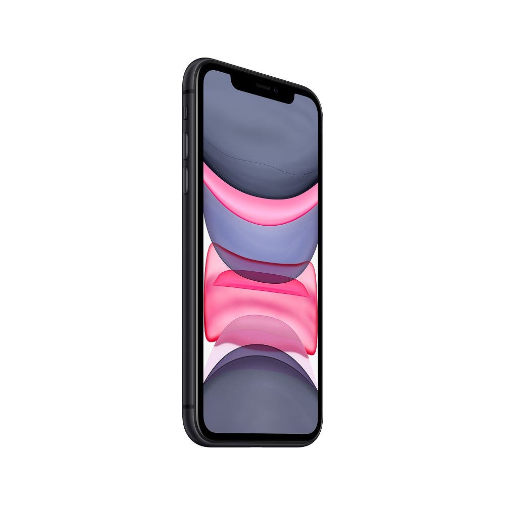 iPhone 11 semi nuevo color Negro, vista lateral – Nixblix Peru #Color_Negro