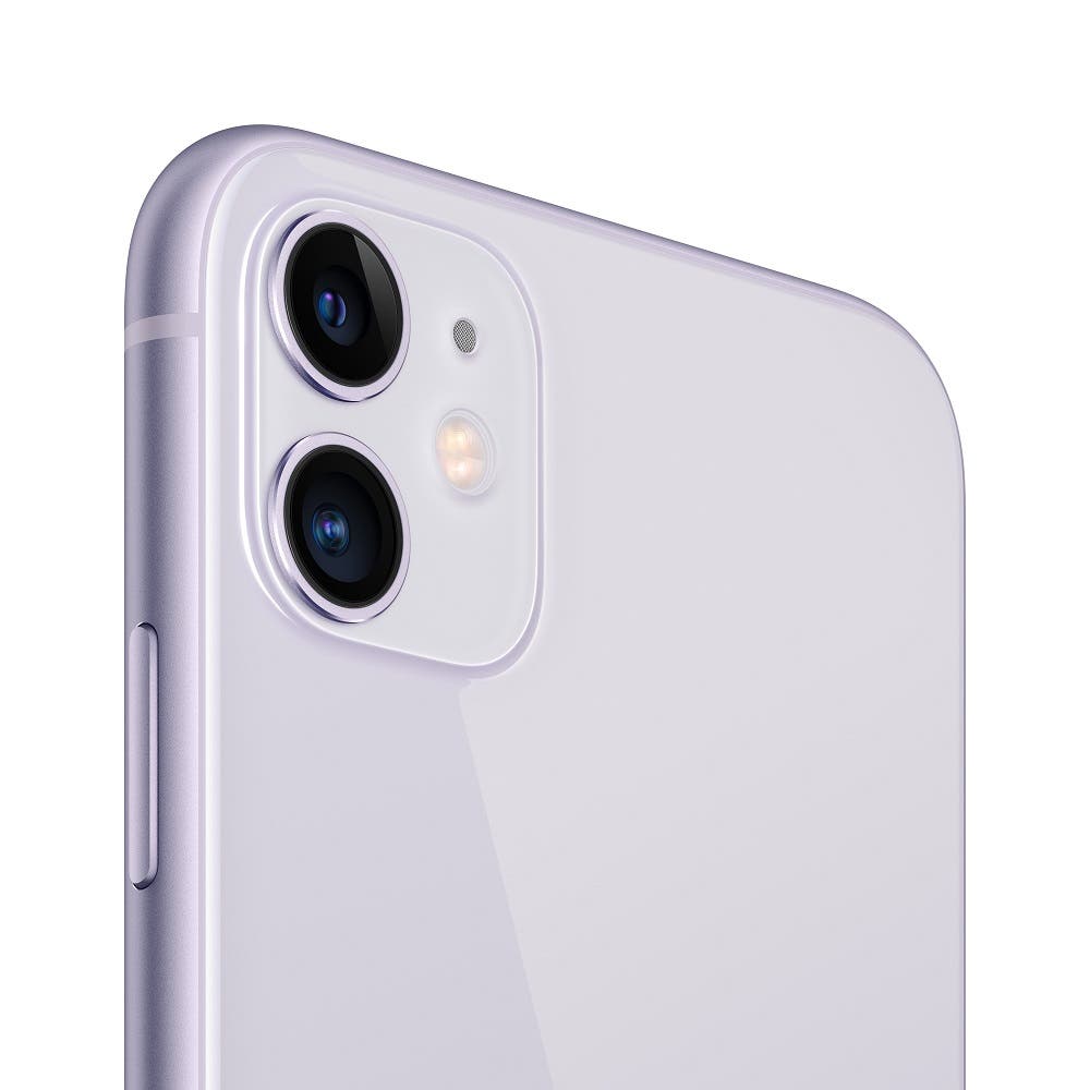 iPhone 11 semi nuevo color púrpura, vista cámara trasera – Nixblix Peru #Color_Púrpura