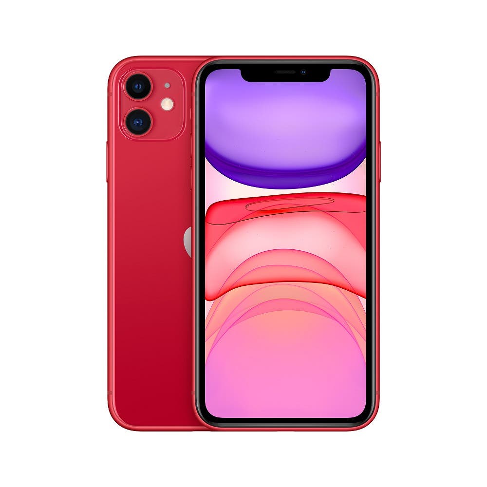 iPhone 11 semi nuevo color rojo, vista frontal – Nixblix Peru #Color_Rojo