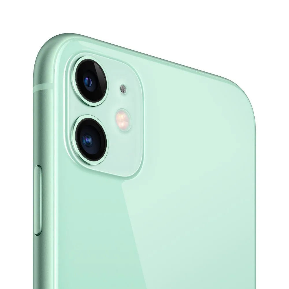 iPhone 11 semi nuevo color verde, vista cámara trasera – Nixblix Peru  #Color_Verde