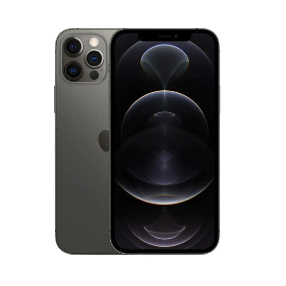 iPhone 12 Pro semi nuevo color grafito, vista frontal – Nixblix Peru #Color_Grafito