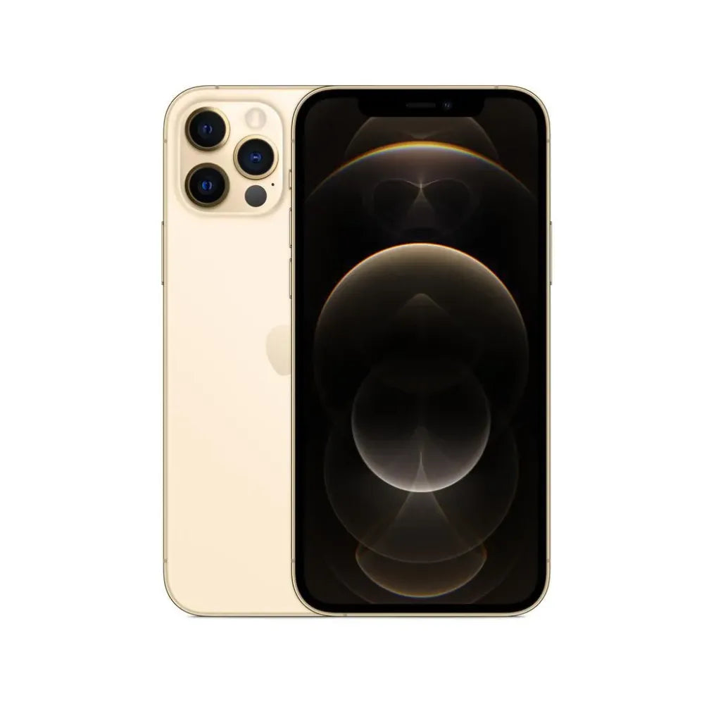 iPhone 12 Pro semi nuevo color Oro, vista frontal – Nixblix Perú #Color_Oro