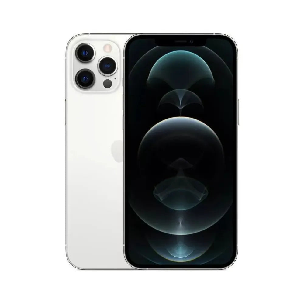 iPhone 12 Pro semi nuevo color Plata, vista frontal – Nixblix Perú #Color_Plata