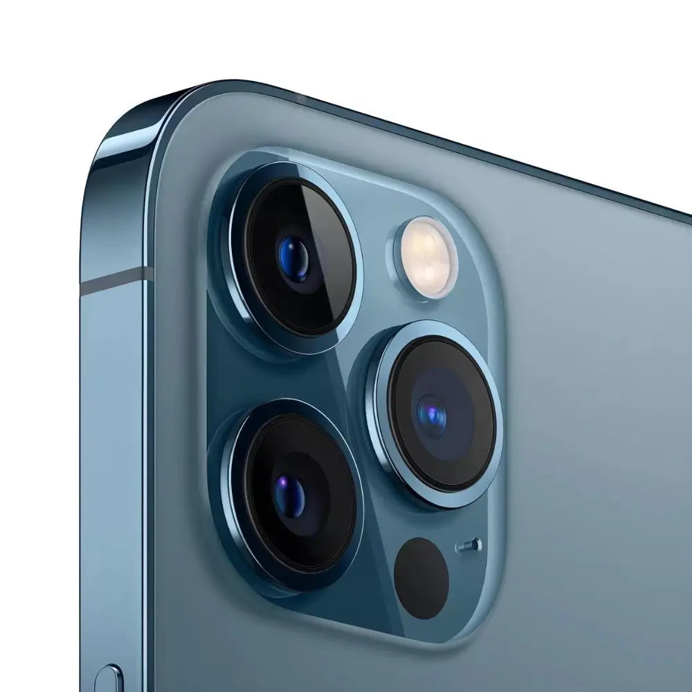 iPhone 12 Pro semi nuevo color azul pacífico, vista cámara – Nixblix Peru #Color_Azul Pacífico