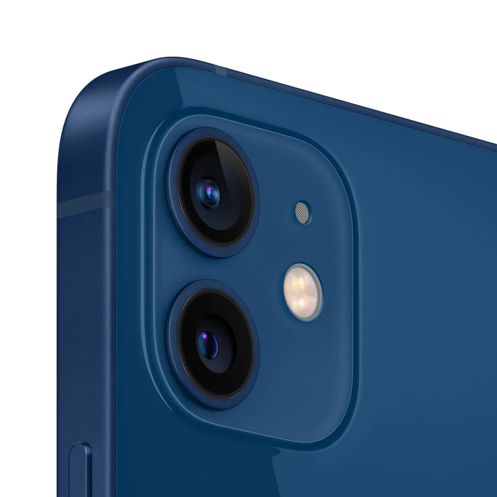 iPhone 12 semi nuevo color azul, vista camara trasera  – Nixblix Peru #Color_Azul